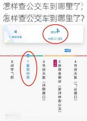 怎样查公交车到哪里了,怎样查公交车到哪里了?