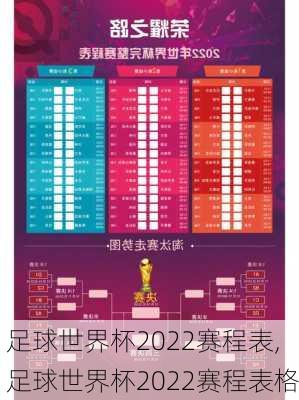 足球世界杯2022赛程表,足球世界杯2022赛程表格