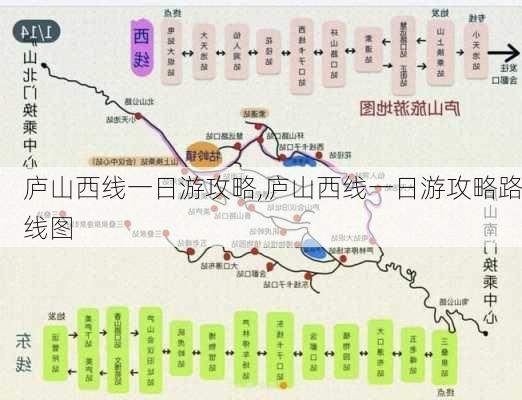 庐山西线一日游攻略,庐山西线一日游攻略路线图