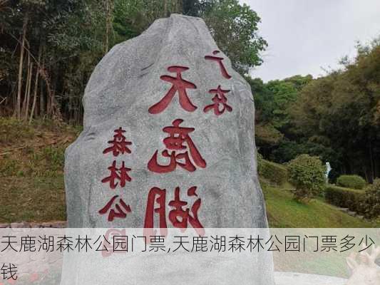 天鹿湖森林公园门票,天鹿湖森林公园门票多少钱