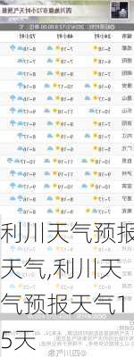 利川天气预报天气,利川天气预报天气15天