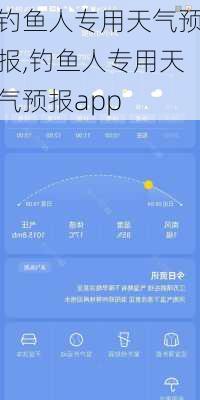 钓鱼人专用天气预报,钓鱼人专用天气预报app