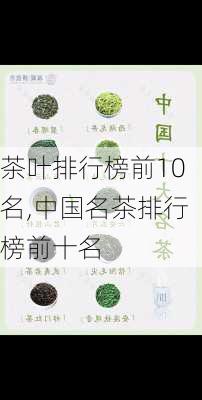 茶叶排行榜前10名,中国名茶排行榜前十名