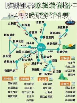 桂林4天3晚旅游价格,桂林4天3晚旅游价格表