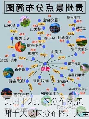 贵州十大景区分布图,贵州十大景区分布图片大全