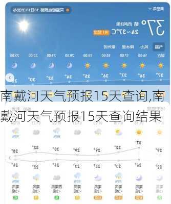 南戴河天气预报15天查询,南戴河天气预报15天查询结果