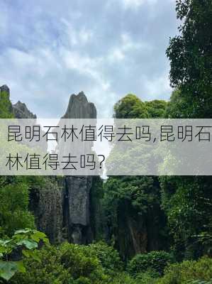 昆明石林值得去吗,昆明石林值得去吗?